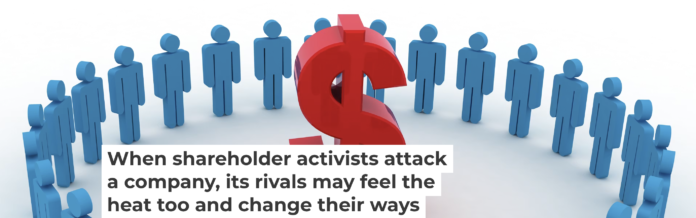 Sometimes corporations yield when facing pressure from their shareholders – even when it’s indirect. alexsl/iStock via Getty Images Plus